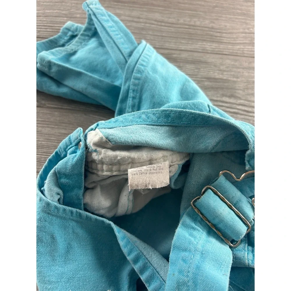 Vintage OshKosh Bgosh Sky Blue Corduroy Overalls Toddler Size 3T Pants Blue